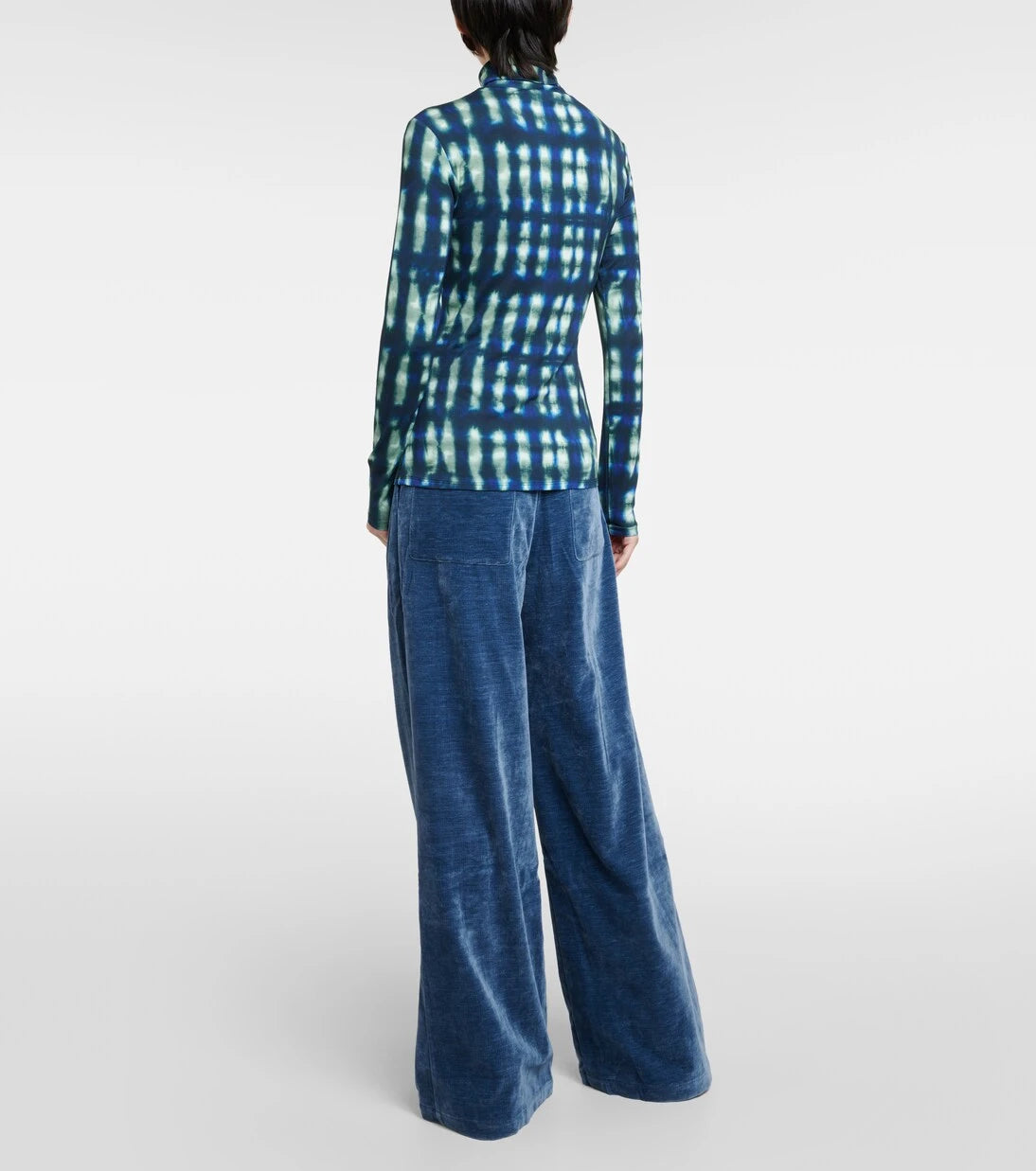 Proenza Schouler - White Label Audrey tie-dye turtleneck top