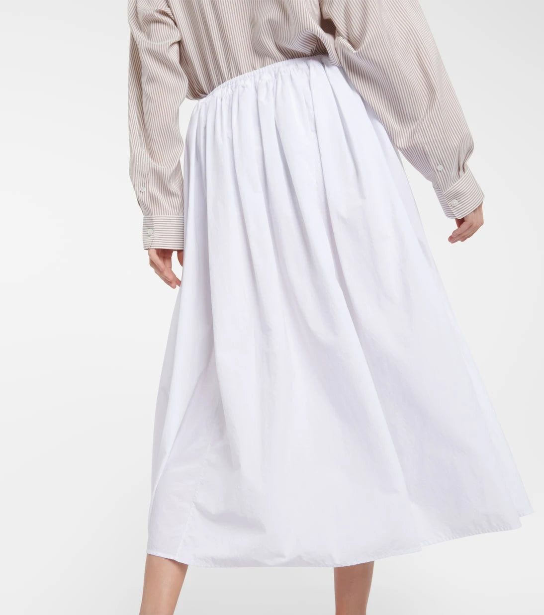 The Row - Fleur cotton midi skirt