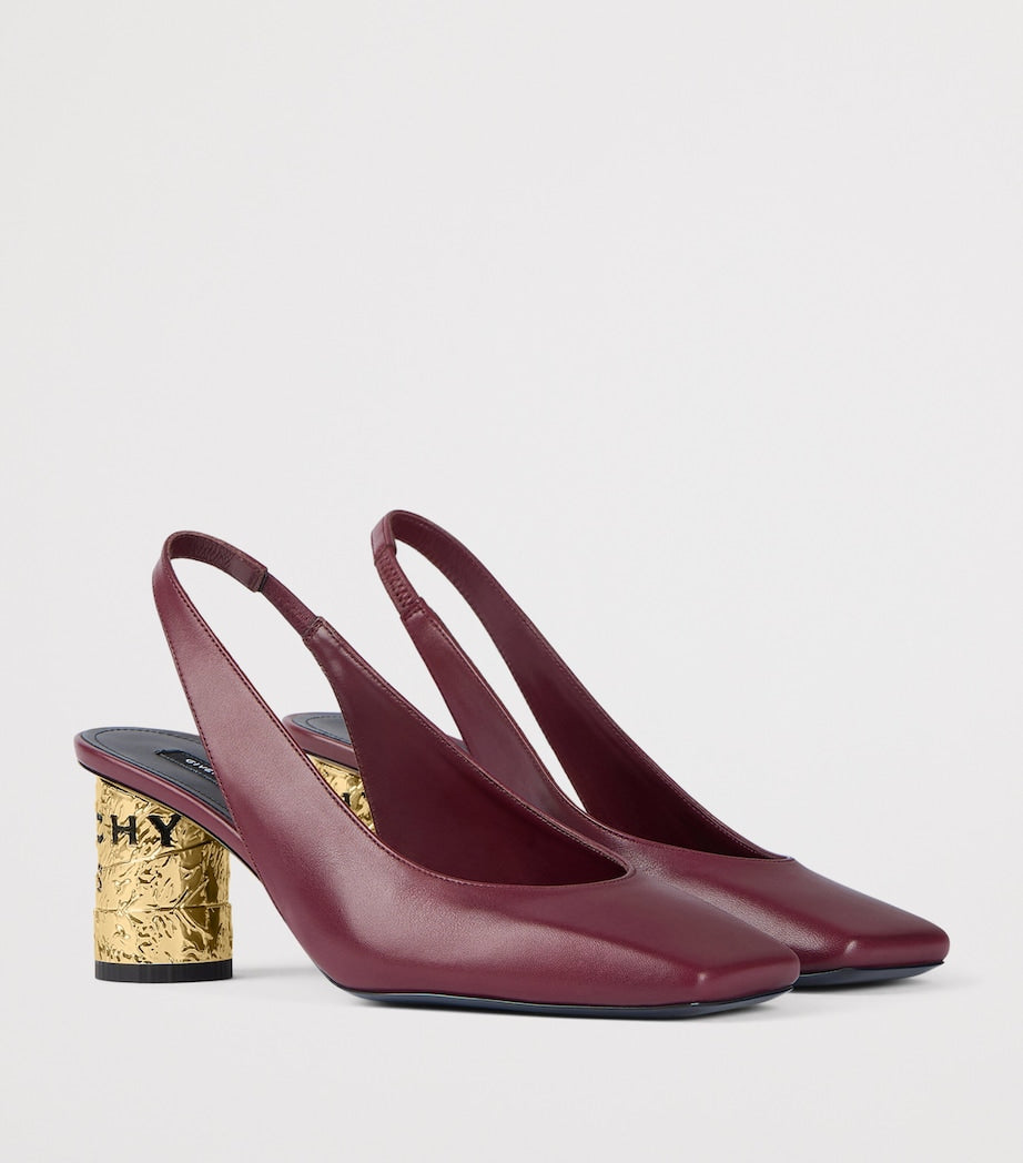 Givenchy Leather Tape Slingback Pumps 65