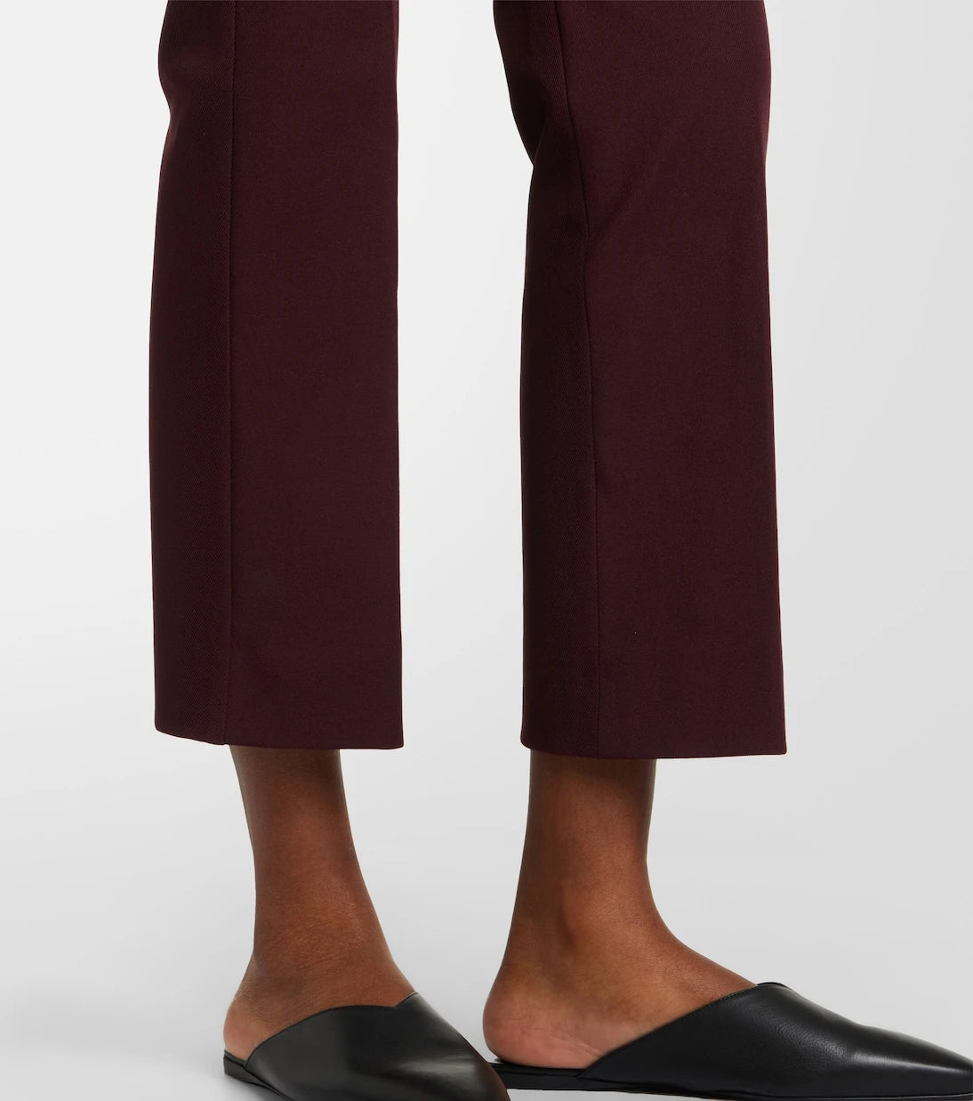 'S Max Mara - Cotton-blend cropped straight pants