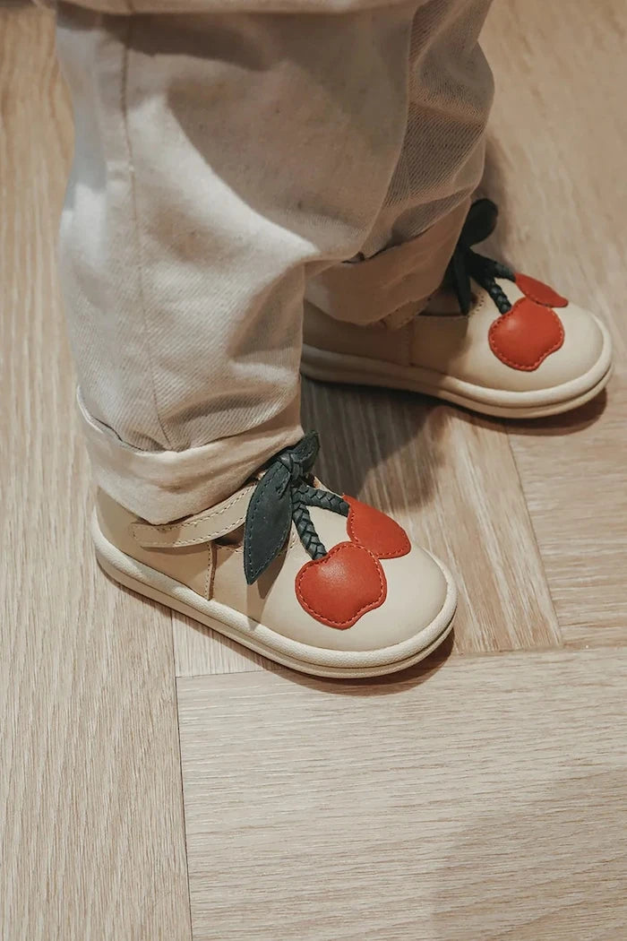 Donsje Joeka Shoes Cherry Çocuk Deri Yarım Ayakkabı