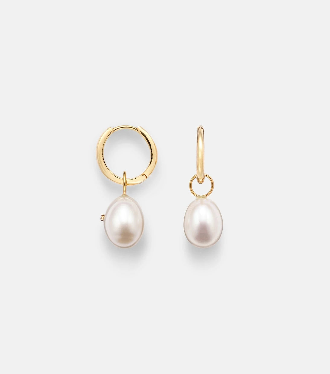 Mateo - 14kt gold drop earrings with pearls and diamonds