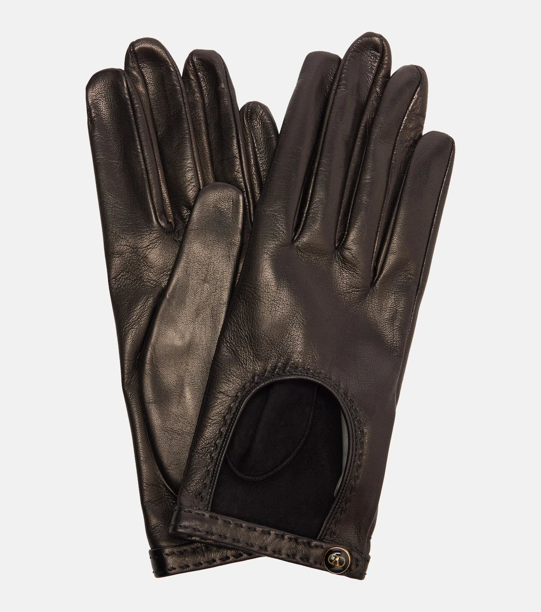 Valentino Garavani - VLogo cutout leather gloves