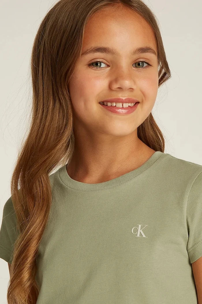 Calvin Klein Jeans Çocuk Pamuklu Tişört (2 Adet)