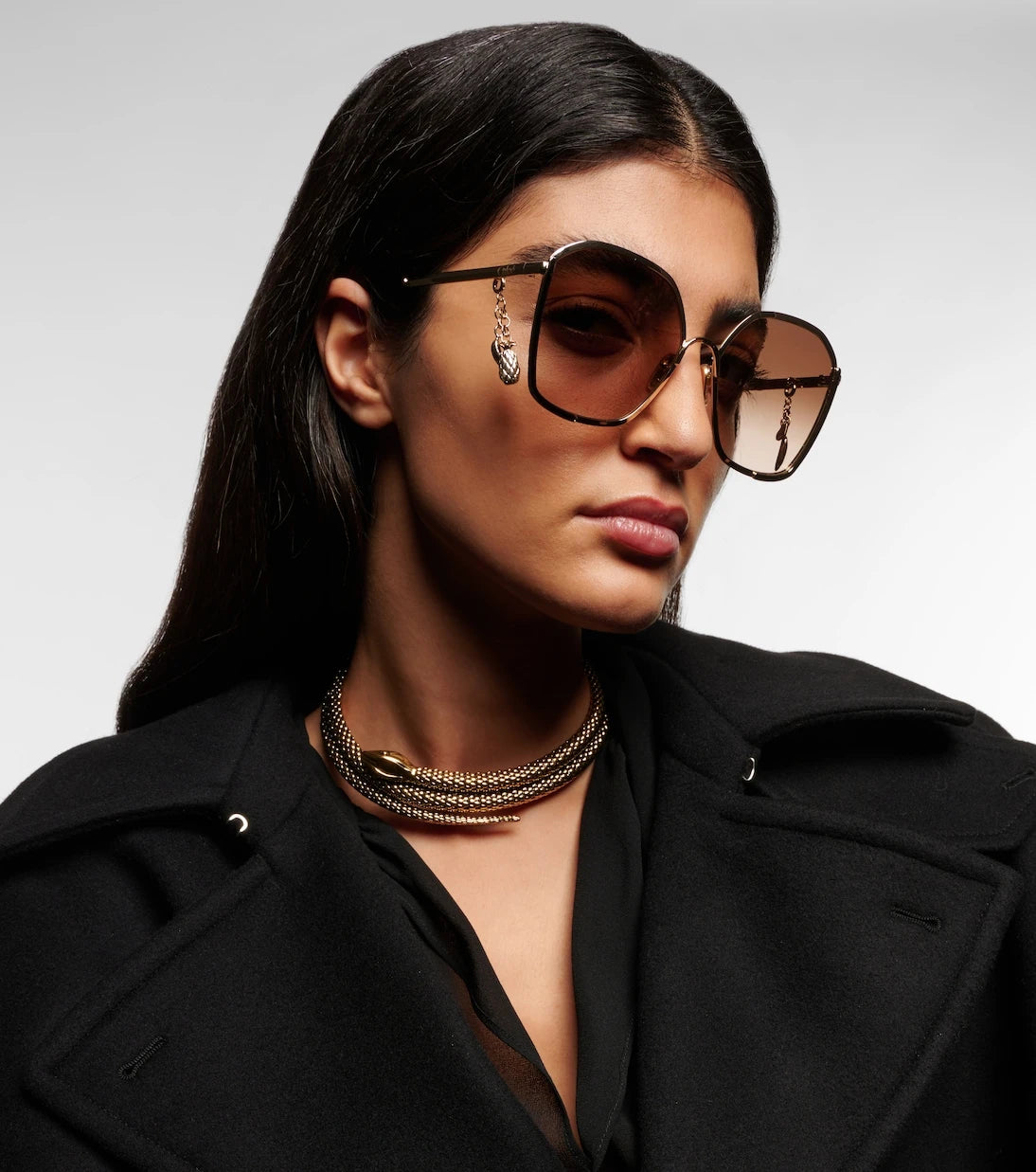 Chloé - Chloé Symbols square sunglasses