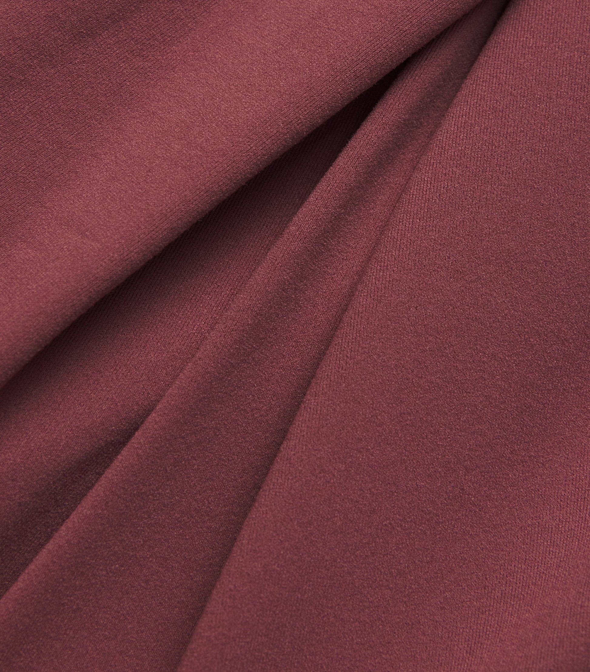 Skims Burgundy Fits Everybody Long-Sleeve T-Shirt