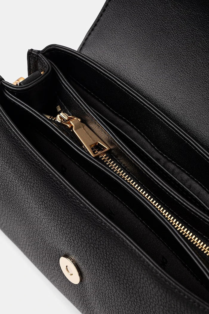 DKNY чанта crossbody дамска от кожа ALYA