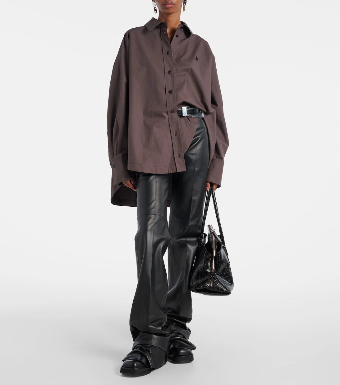 The Attico - Mini Robin leather mules