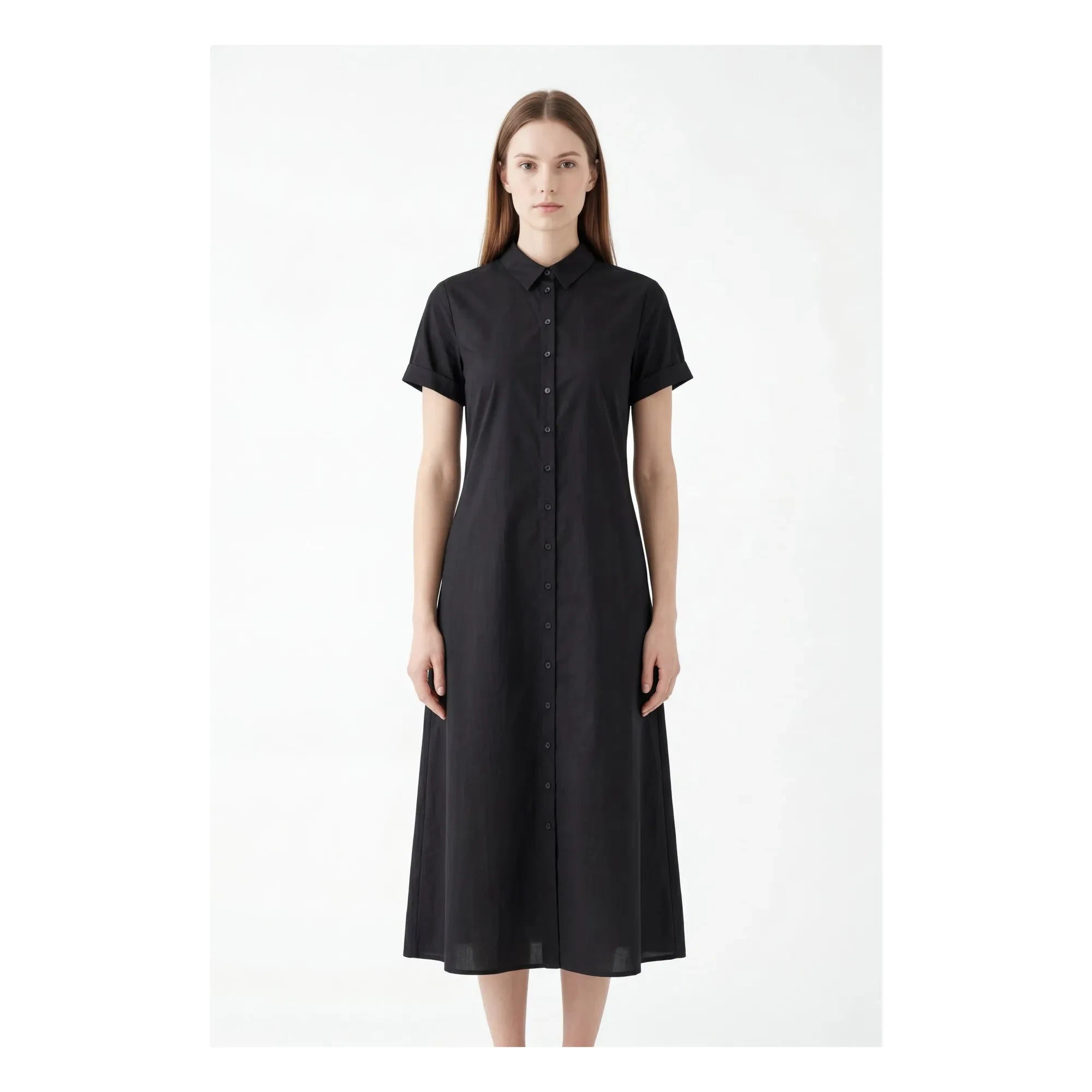 Hod - Tampa Cotton Dress | Black
