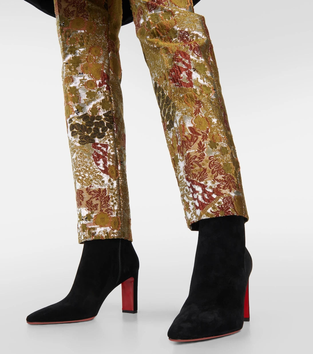 Christian Louboutin - Suprabooty 85 suede ankle boots