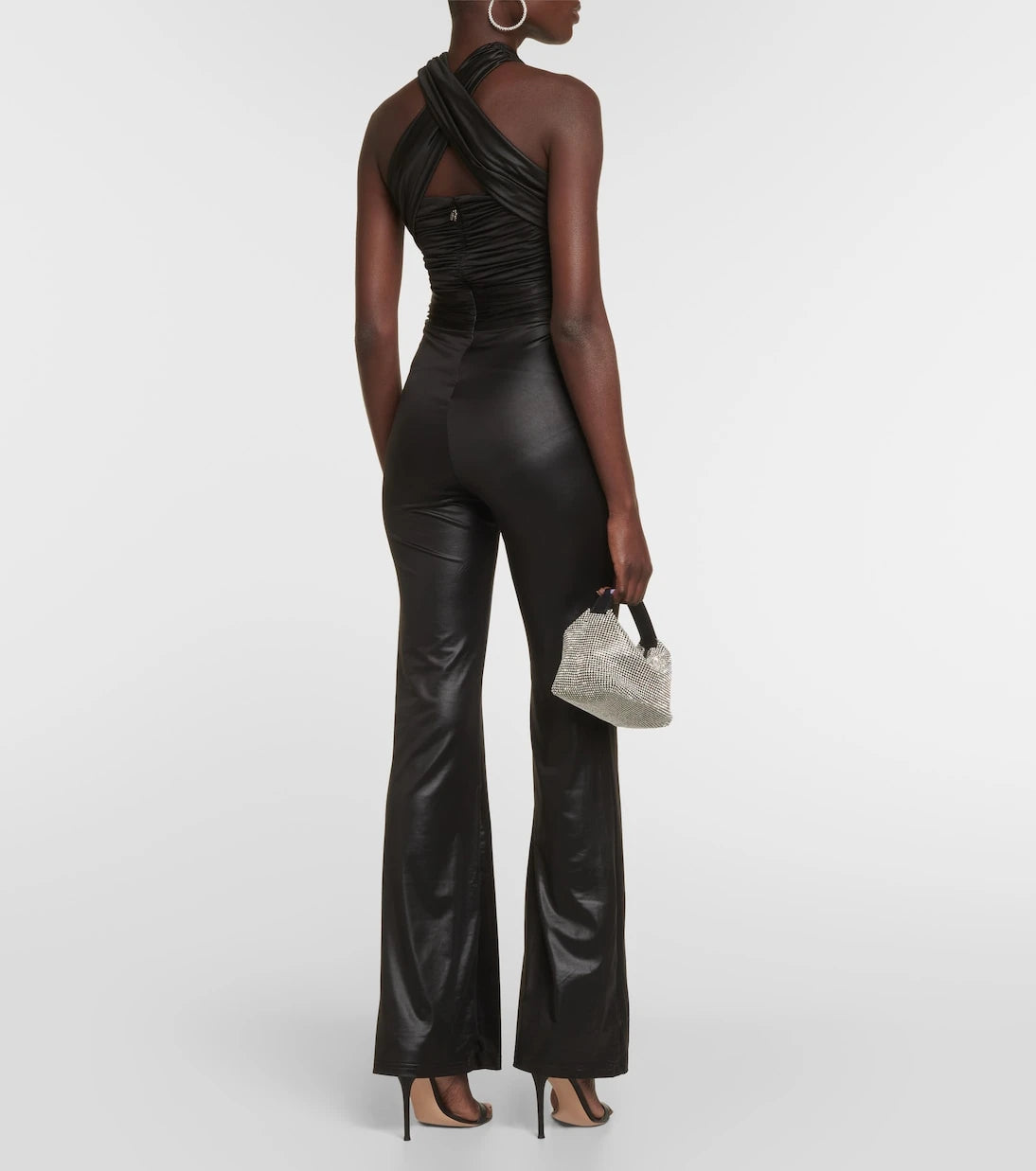 Rotate - Off-shoulder jersey jumpsuit