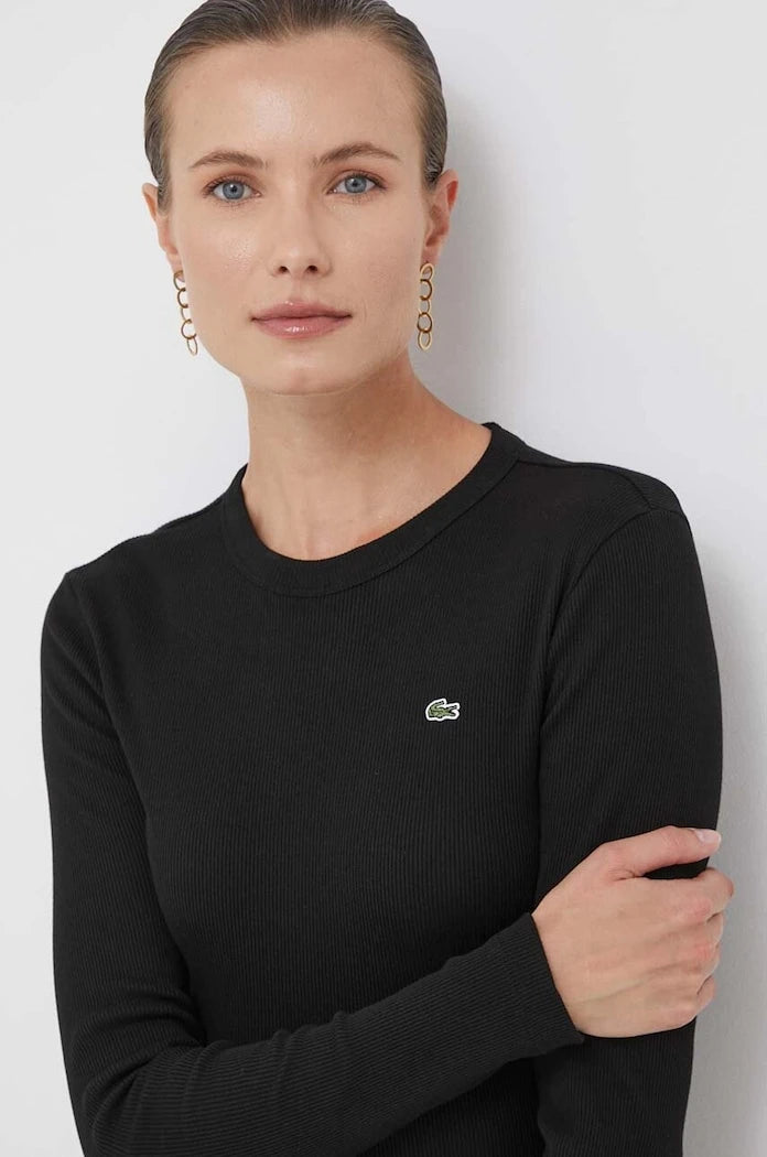 Lacoste Uzun Kollu Pamuklu Bluz