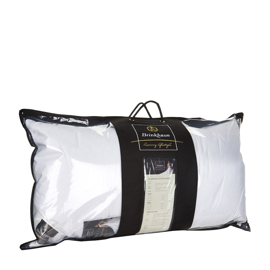 Hungarian Goose Down Oxford Pillow (50cm x 90cm)