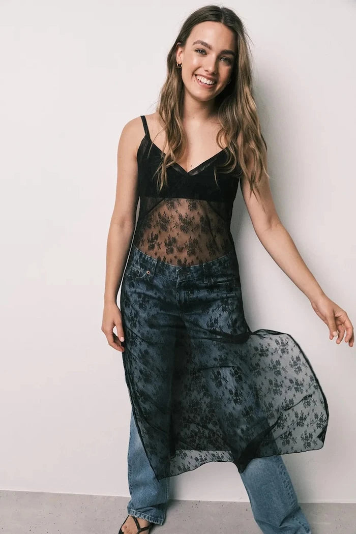 women'secret dantelli yazlık elbise
