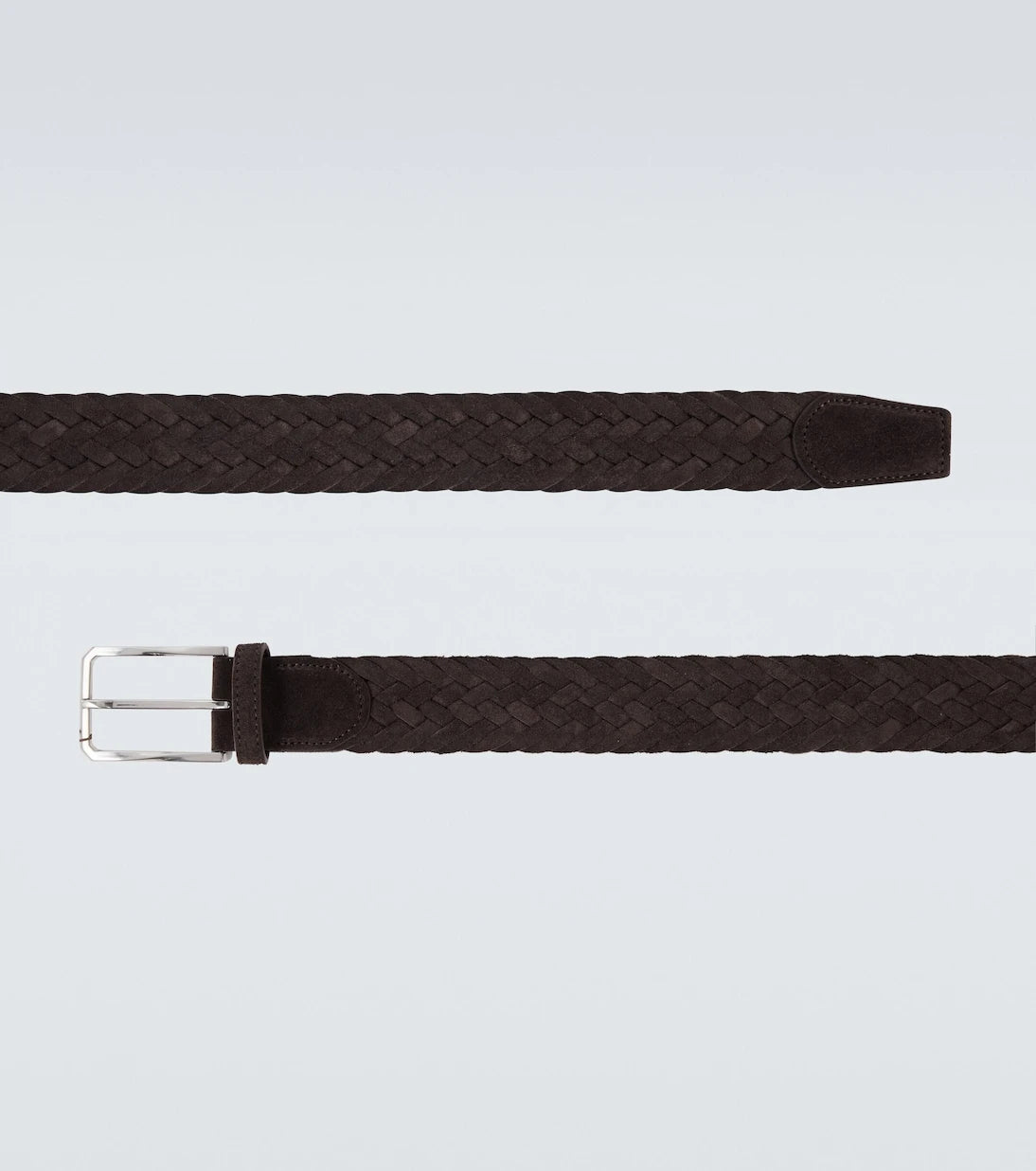 Canali - Braided suede belt