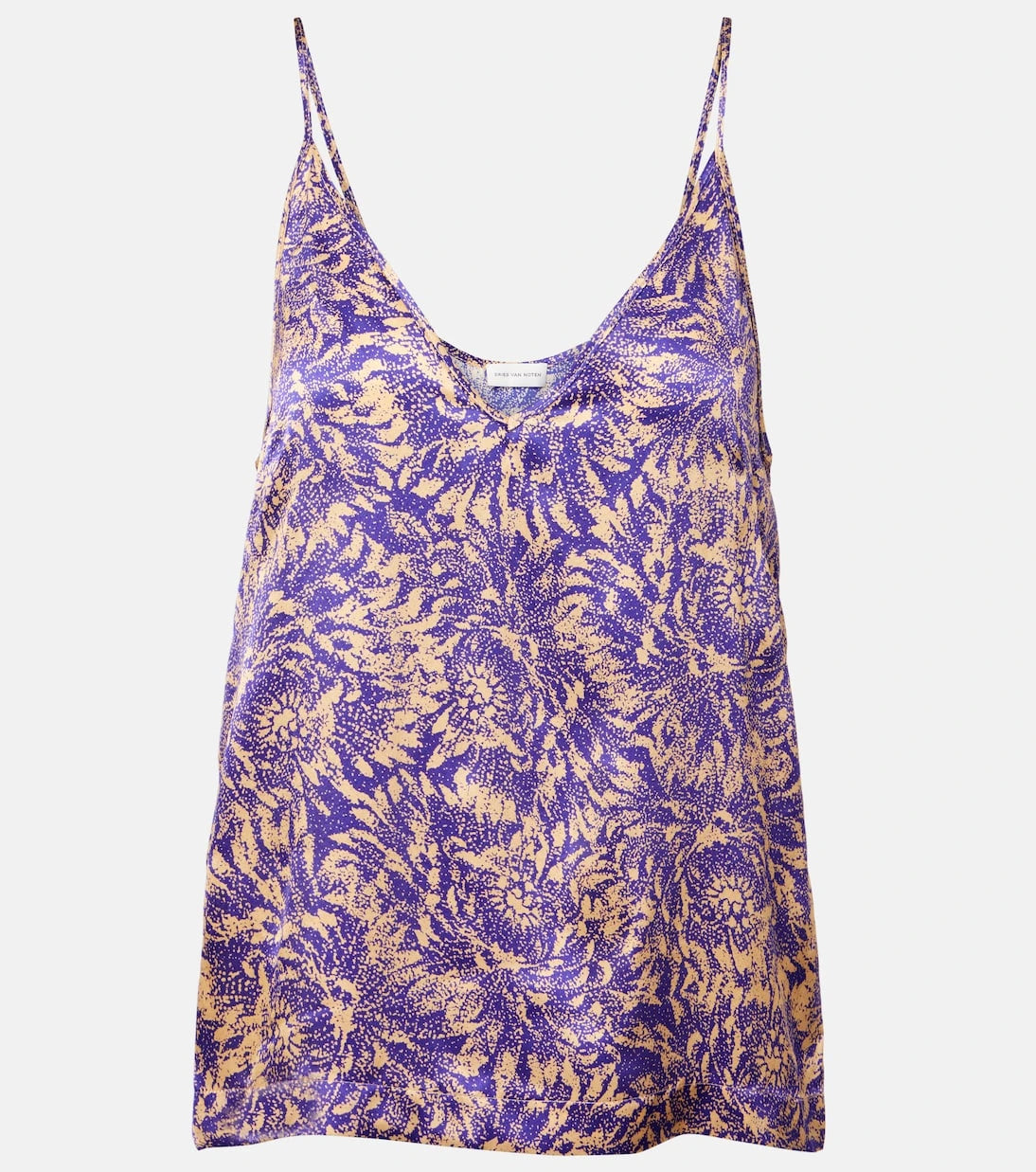 Dries Van Noten - Floral silk camisole