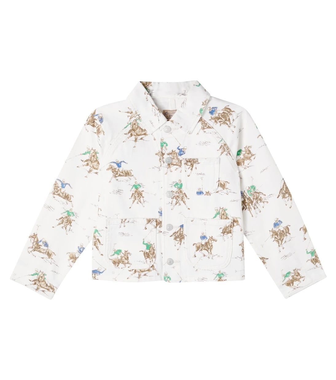 Polo Ralph Lauren Kids - Printed denim jacket