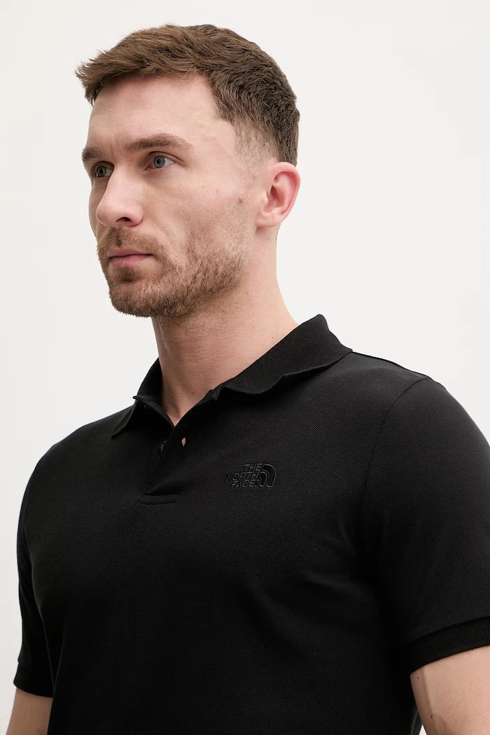 Памучна тениска с яка The North Face REGULAR POLO