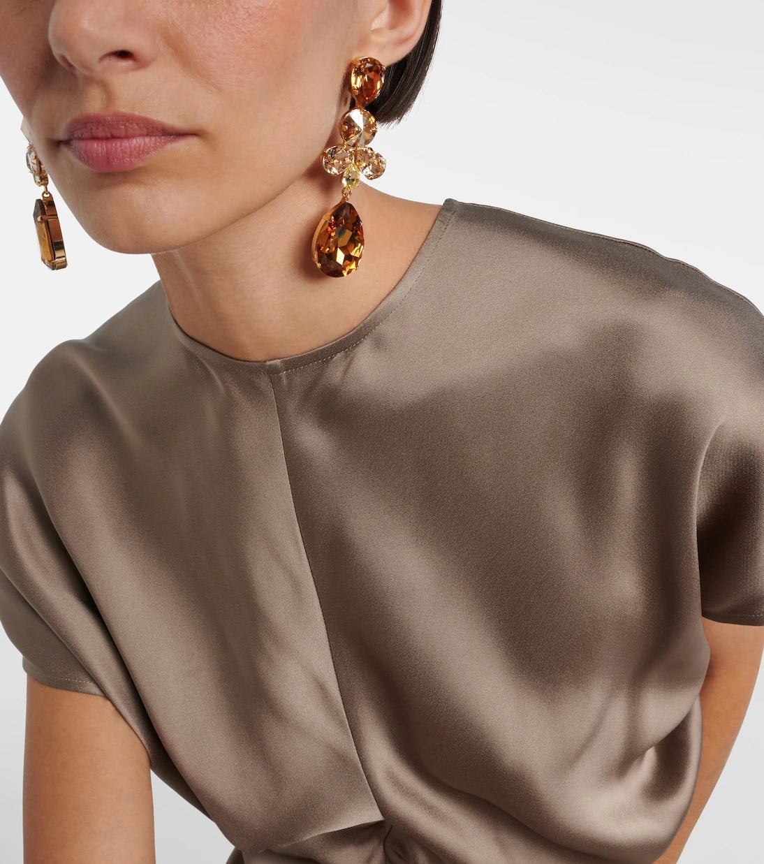 Jennifer Behr - Jillian gold-plated drop earrings