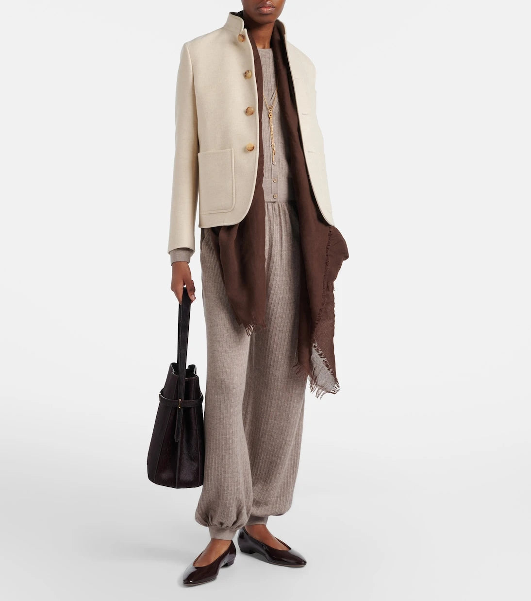 Loro Piana - Cashmere and silk tapered pants