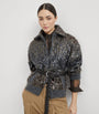 Mohair-Blend Sequin-Embellished Cardigan C9144