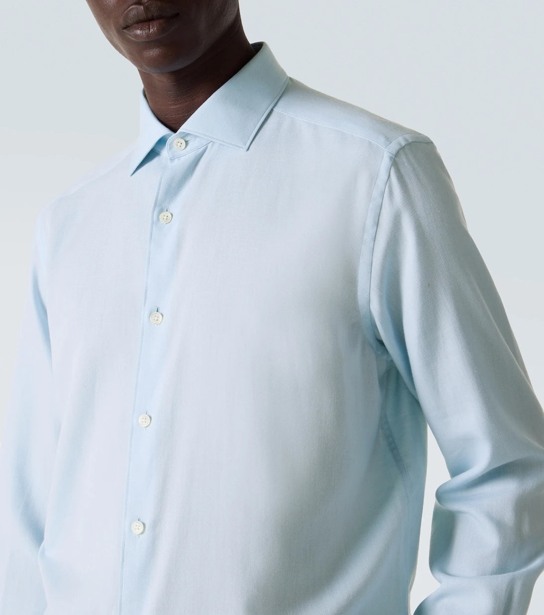 Zegna - Cotton and cashmere shirt