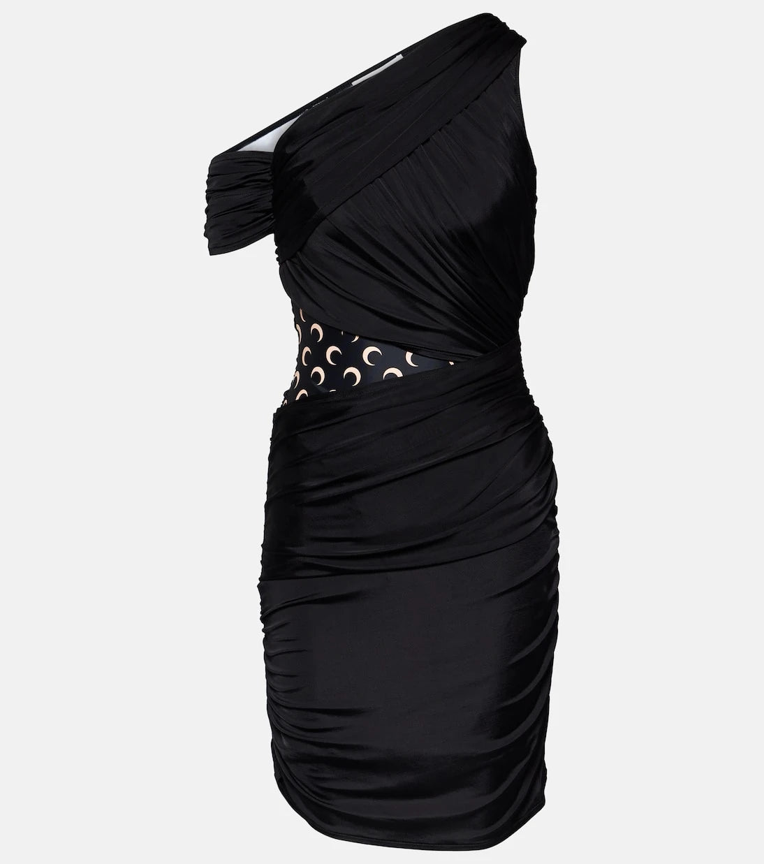 Marine Serre - Ruched jersey minidress