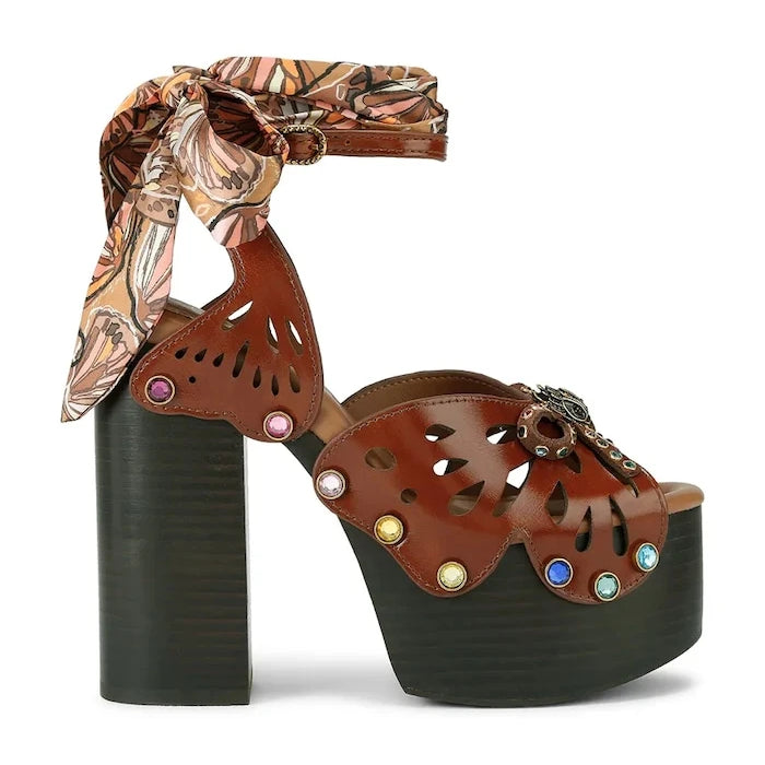 Kurt Geiger London кожени сандали Butterfly Platform Sdl