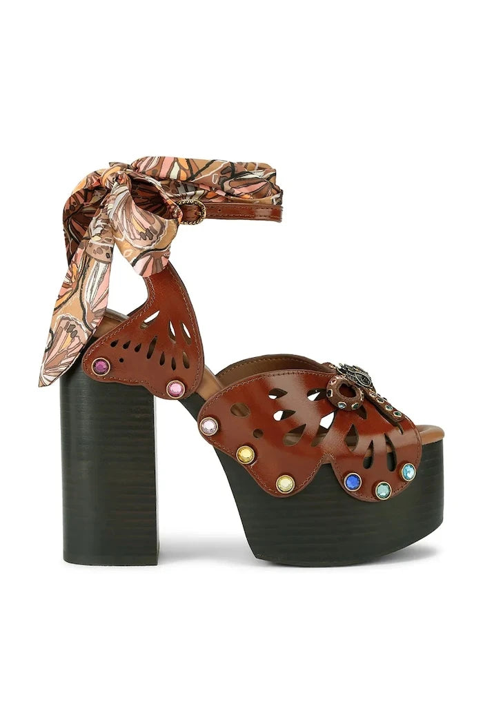 Kurt Geiger London кожени сандали Butterfly Platform Sdl