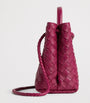 Pink Small Lambskin Andiamo Shoulder Bag
