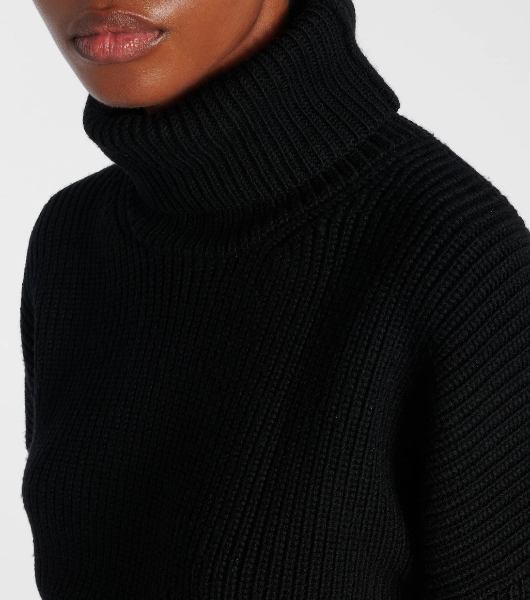 Toteme - Ribbed-knit wool turtleneck sweater