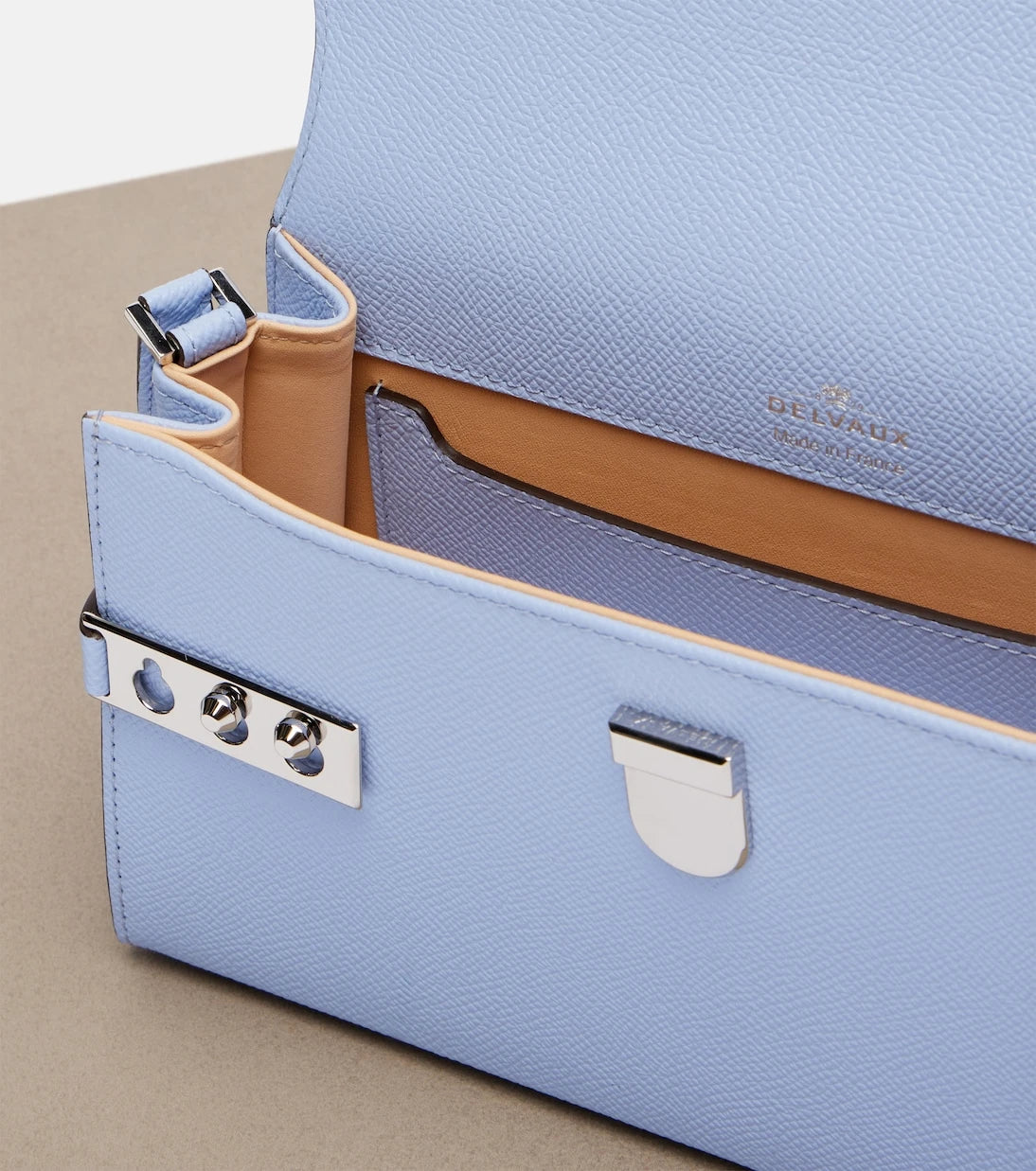 Delvaux - Tempête To Go Small leather shoulder bag