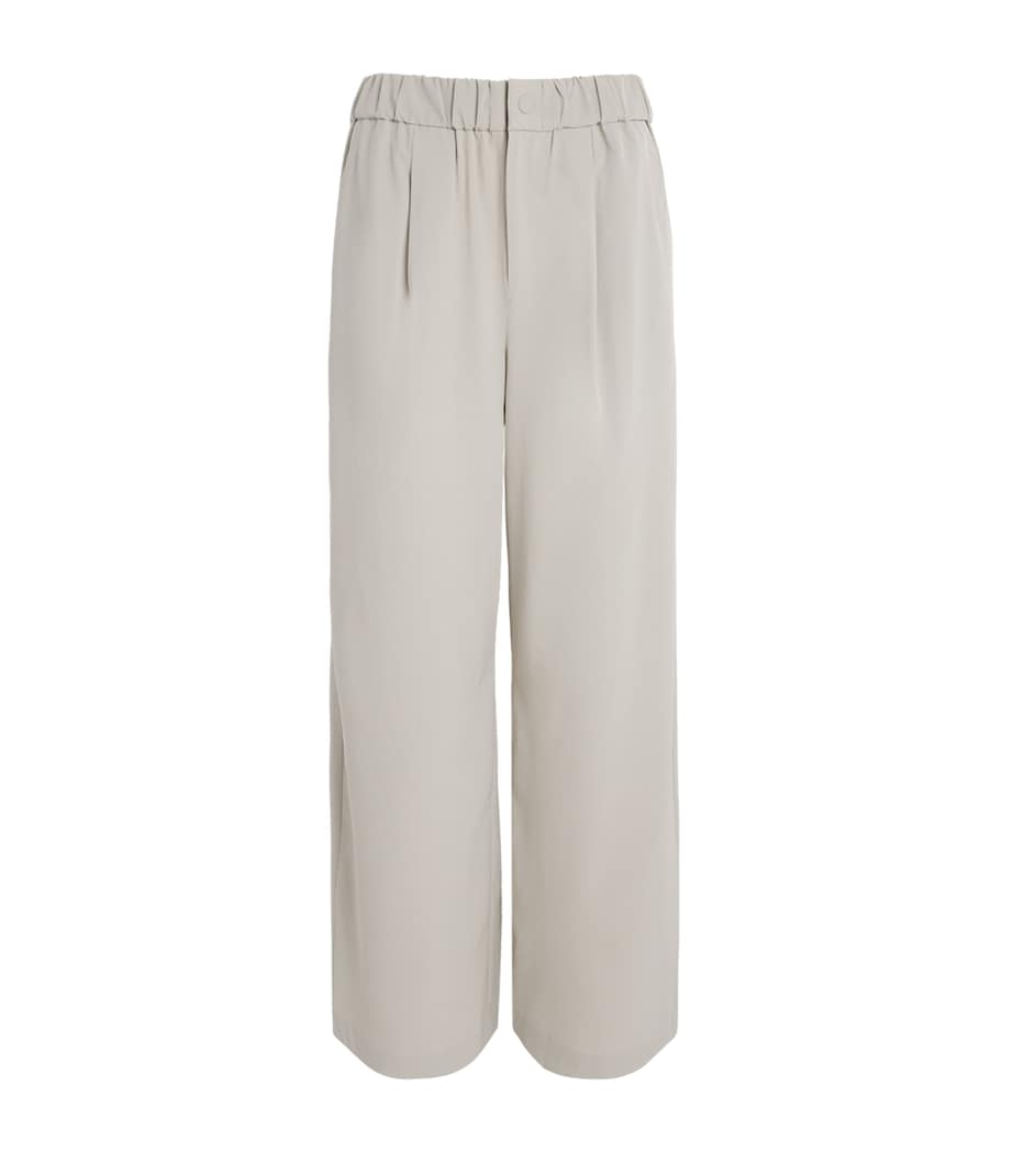Grey Wide-Leg Kayson Trousers