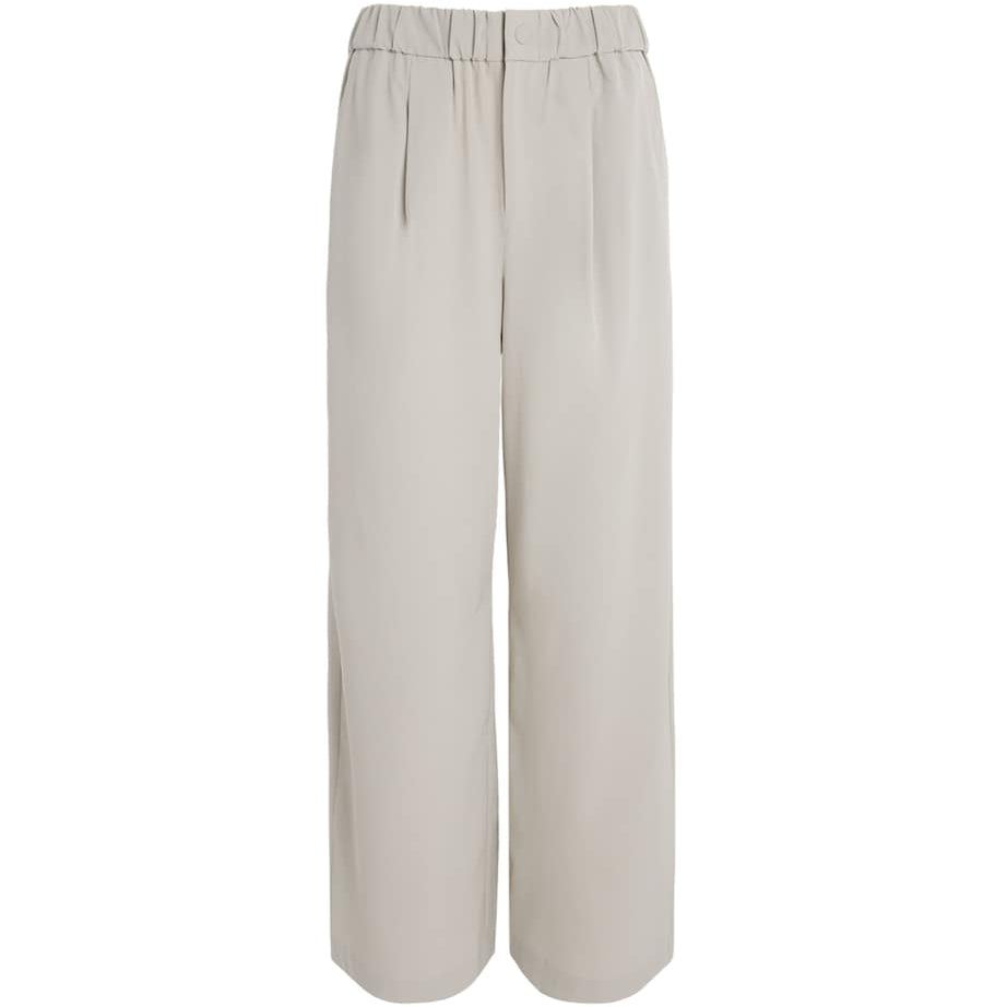 Grey Wide-Leg Kayson Trousers