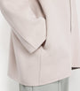 Iris Von Arnim Pink Wool-Cashmere Dance Slim Hoodie