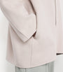 Iris Von Arnim Pink Wool-Cashmere Dance Slim Hoodie