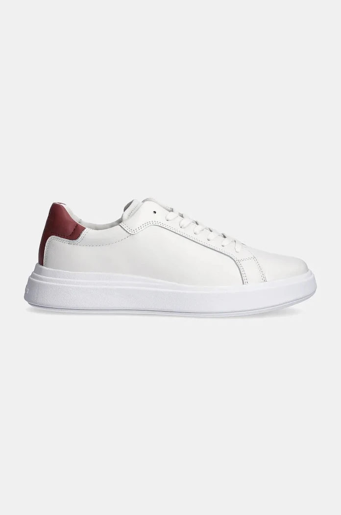 Кожени маратонки Calvin Klein LOW TOP LACE UP LTH
