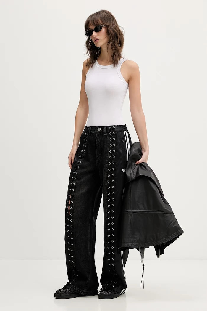 adidas Originals Kadın Düz Jean Pantolon