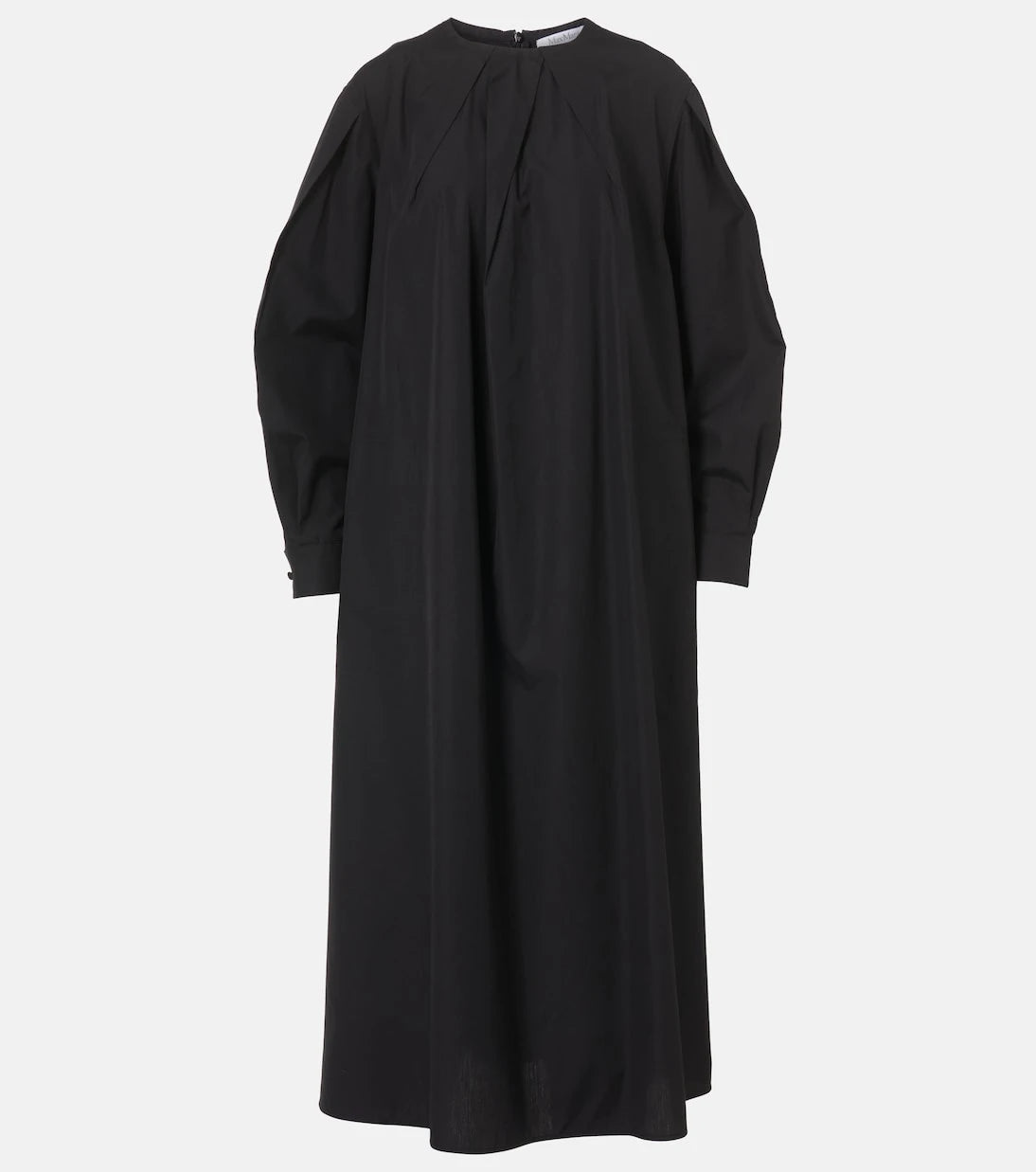 Max Mara - فستان ليريك كوتون بوبلين متوسط الطول