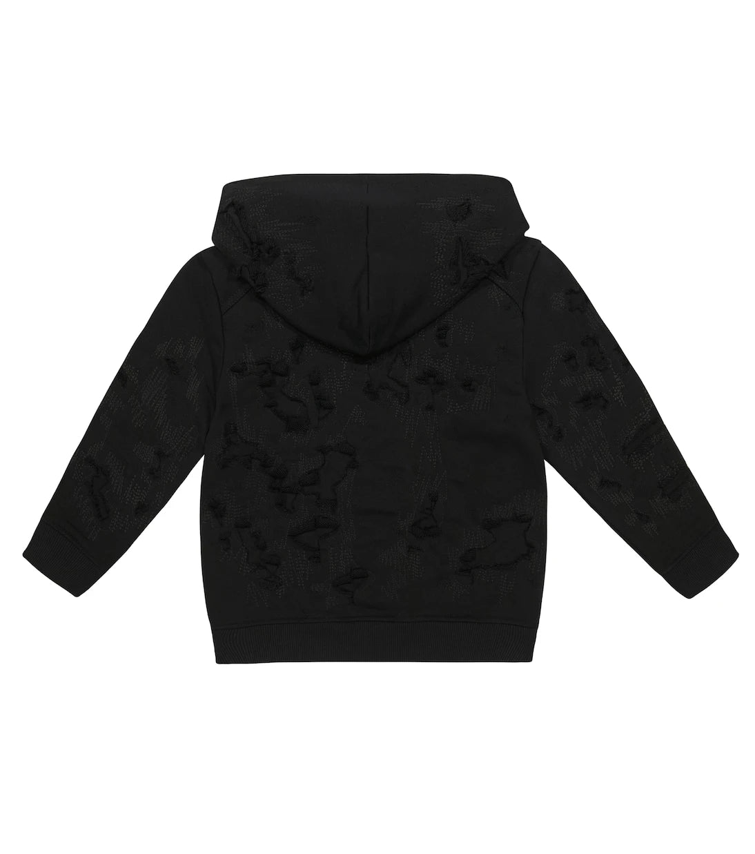 Givenchy Kids - سترة هودي من مزيج القطن بشعار الماركة