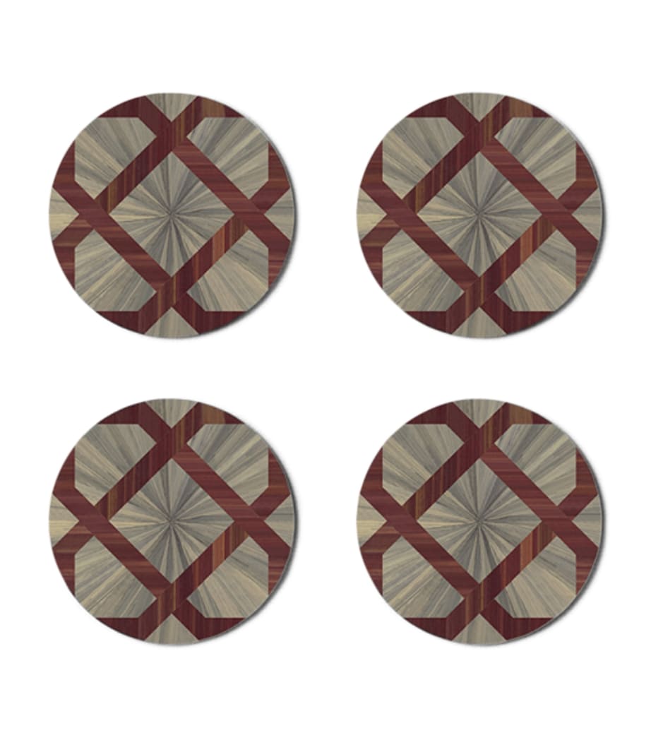Hestia Set of 4 Arabesque Round Coasters