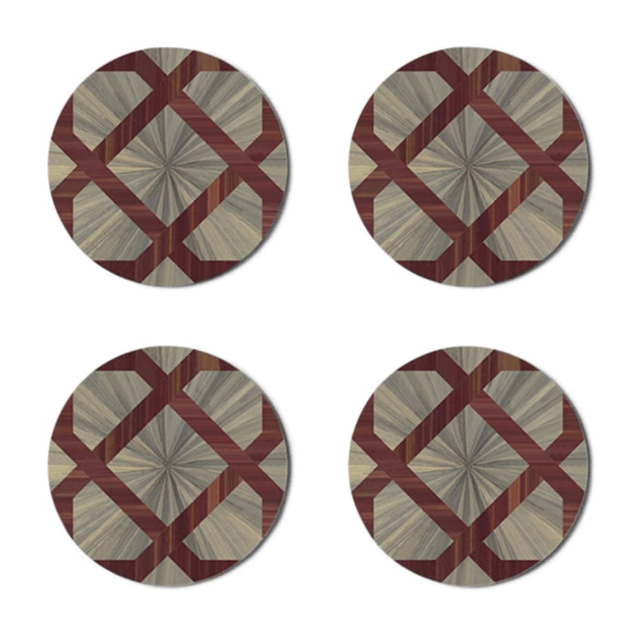 Hestia Set of 4 Arabesque Round Coasters