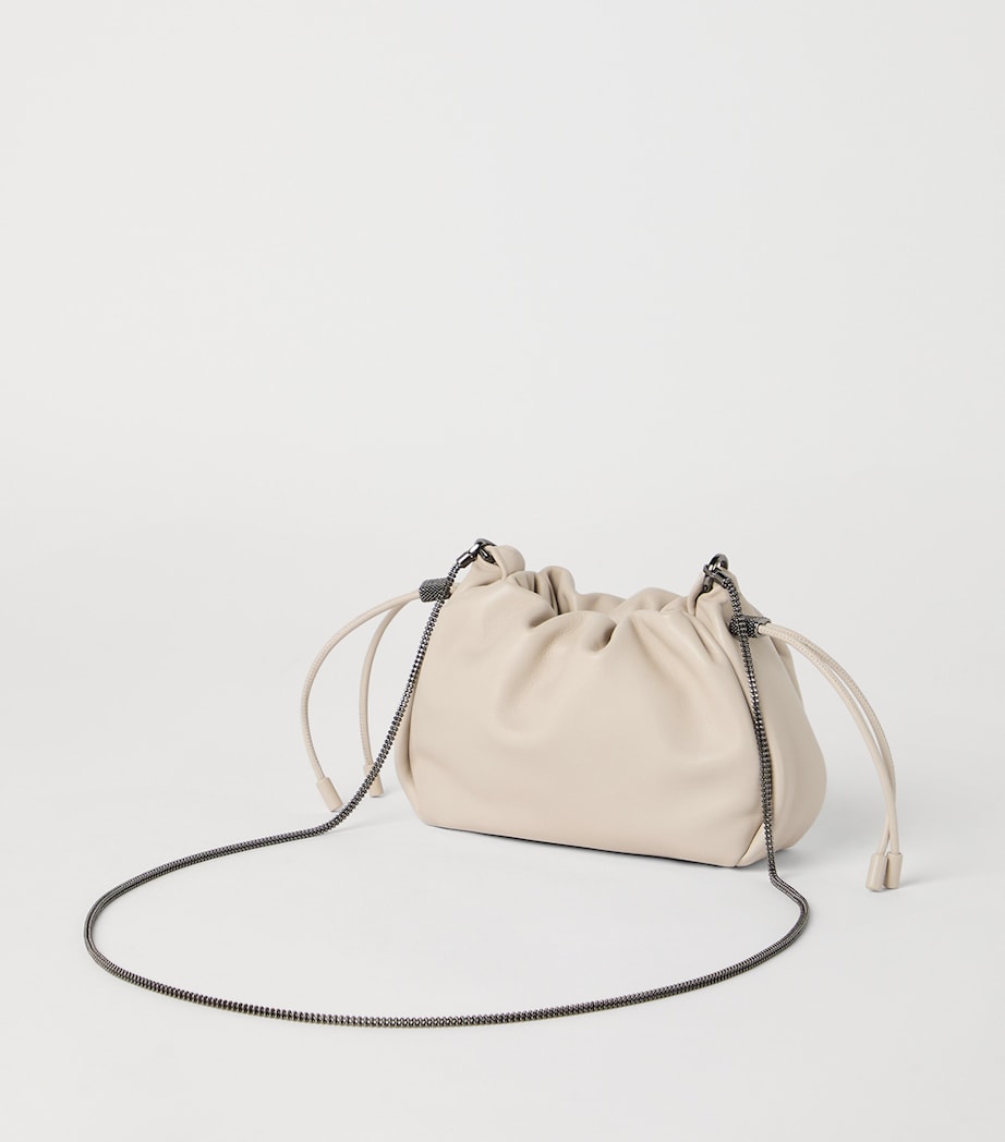 Mini Leather Mellow Bucket Bag