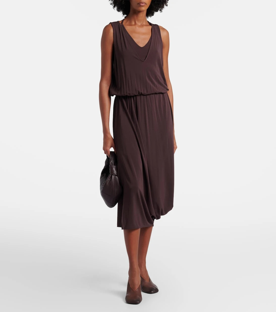 Lemaire - Draped midi dress