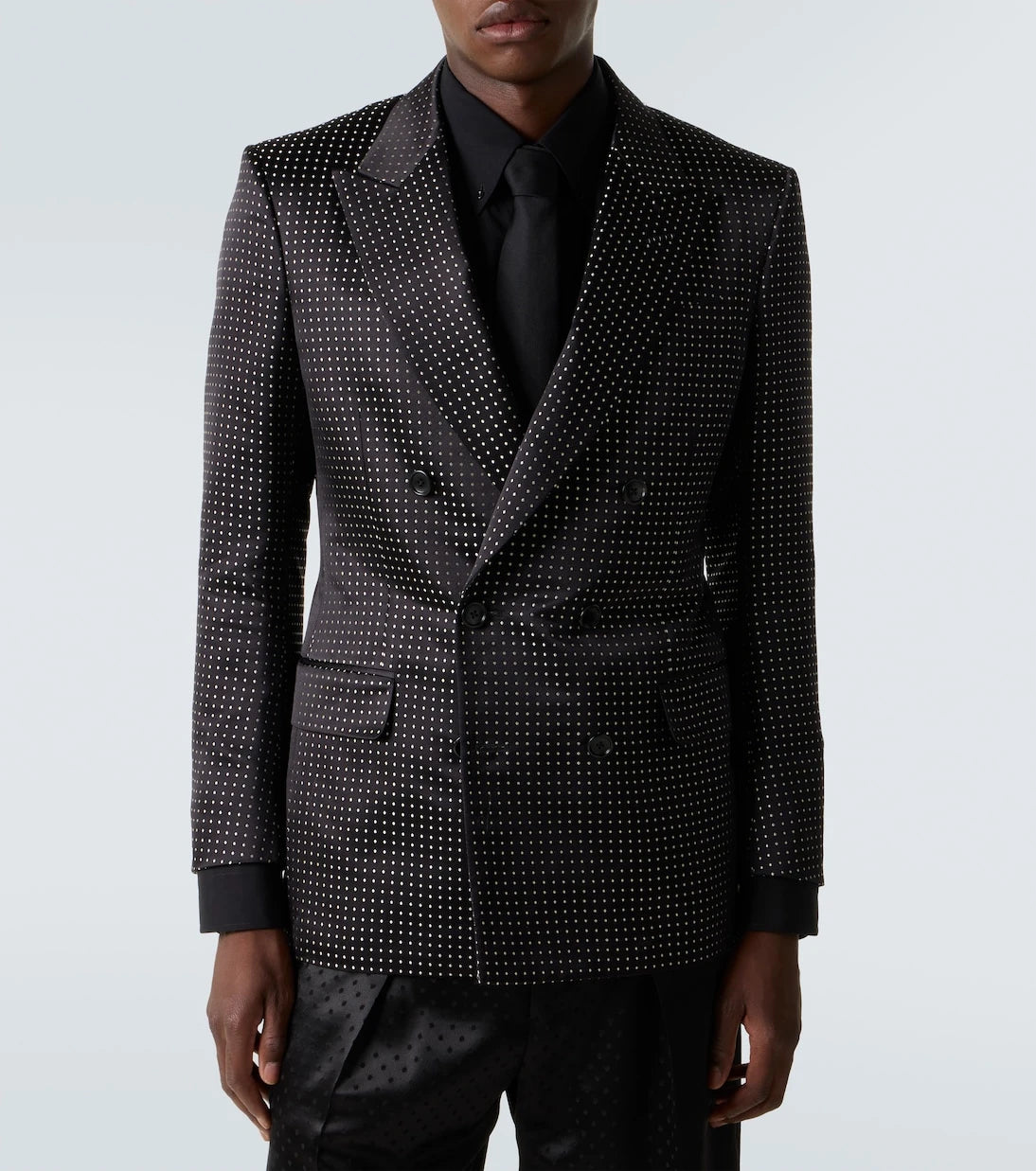 Tom Ford - Polka-dot silk satin suit jacket