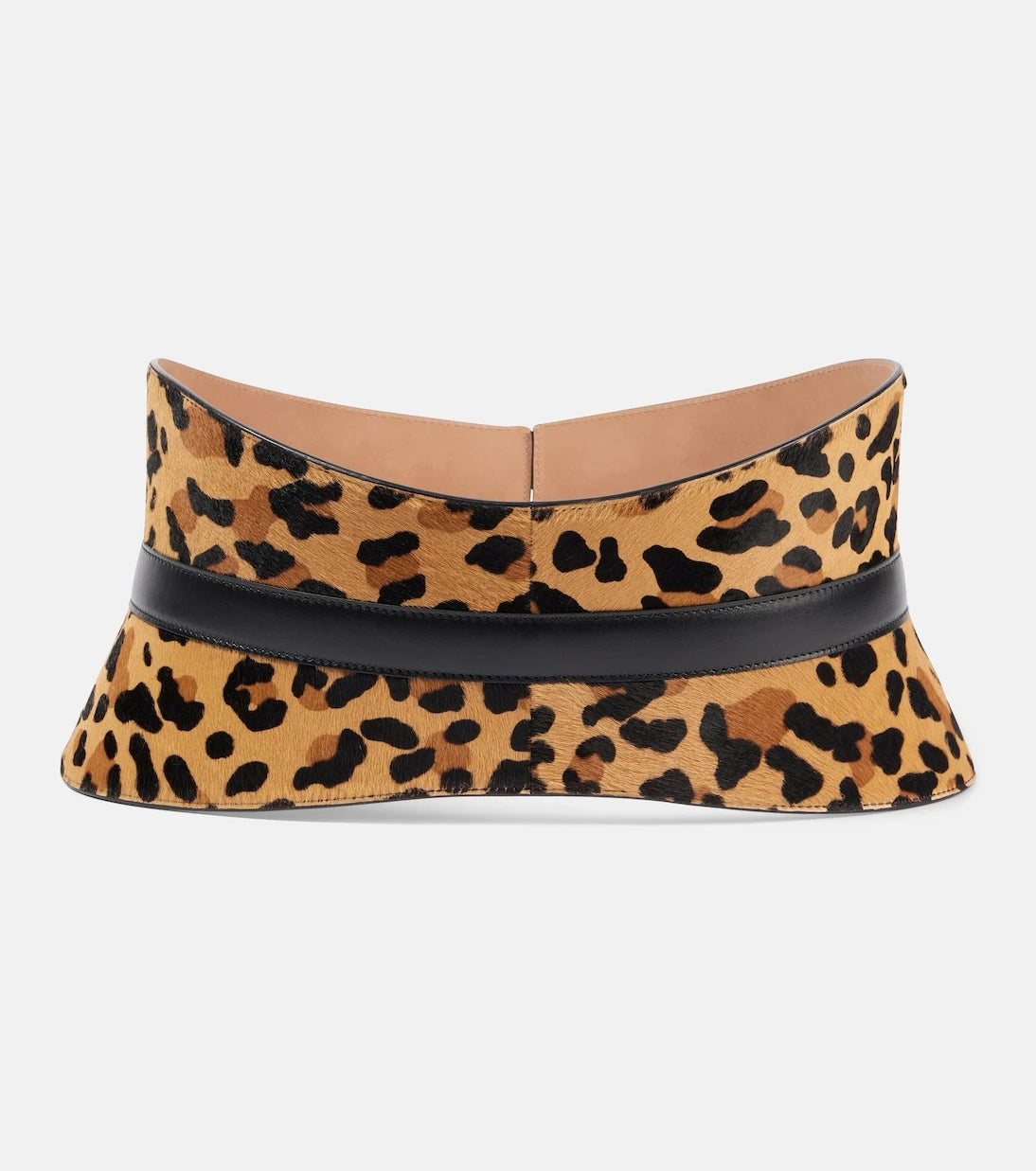 Alaïa - مشد Neo Bustier من جلد المهر