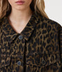 Brown Leopard Print Willow Denim Jacket
