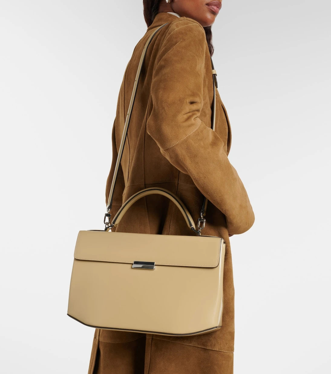 Toteme - Box Small leather top-handle bag