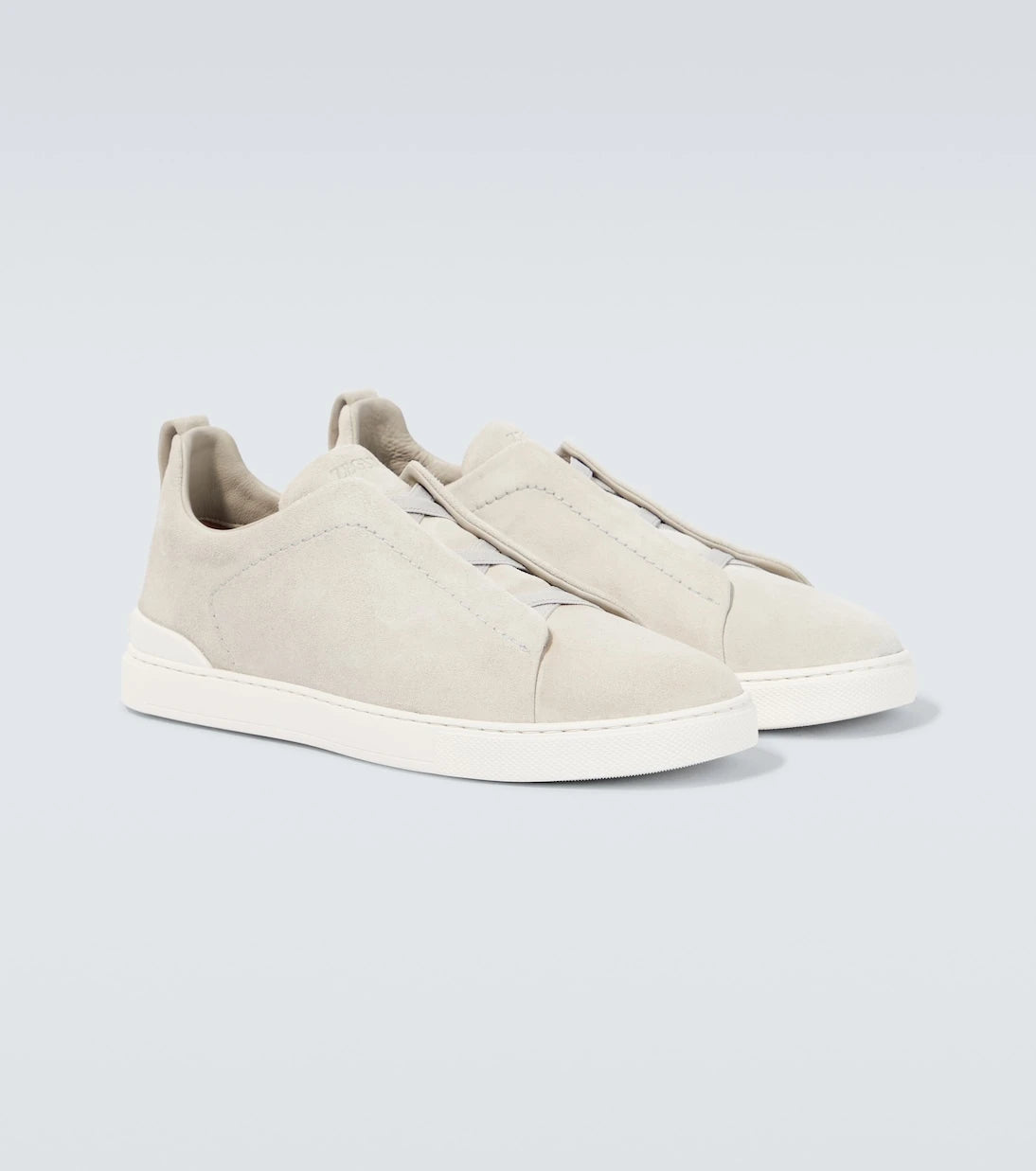 Zegna - حذاء رياضي Triple Stitch من جلد الشامواه