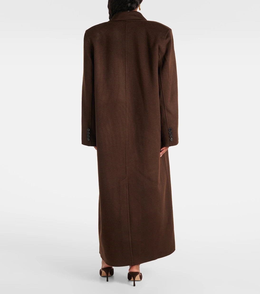The Frankie Shop - Gaia double-breasted wool-blend coat